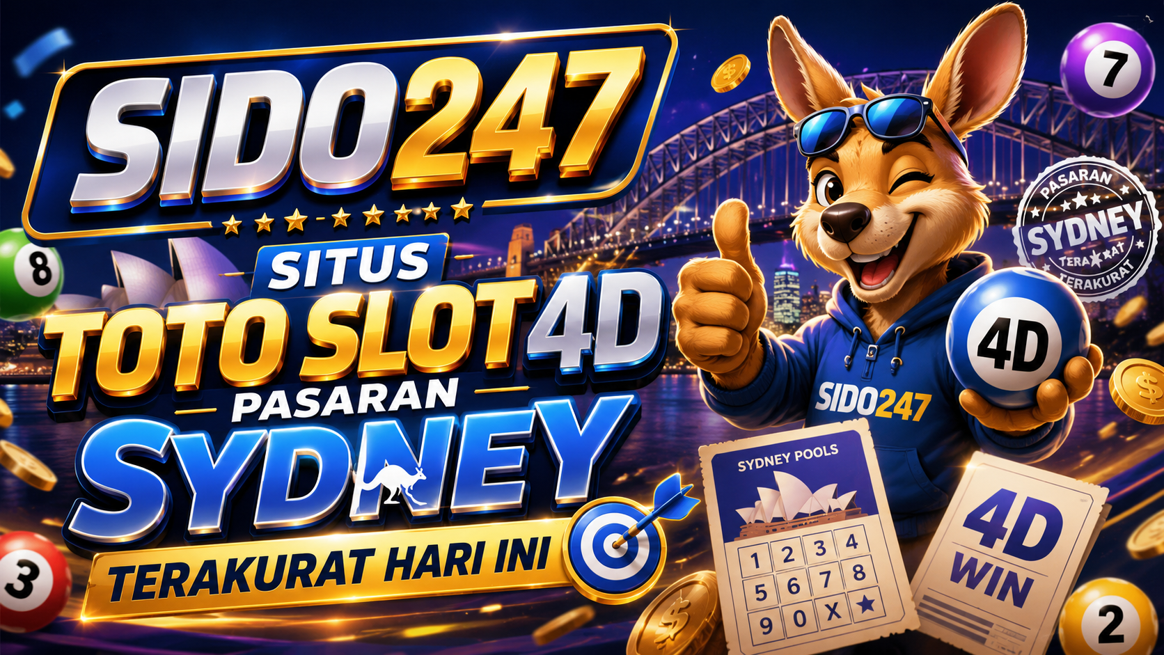 SIDO247 SITUS TOTO SLOT 4D SYDNEY