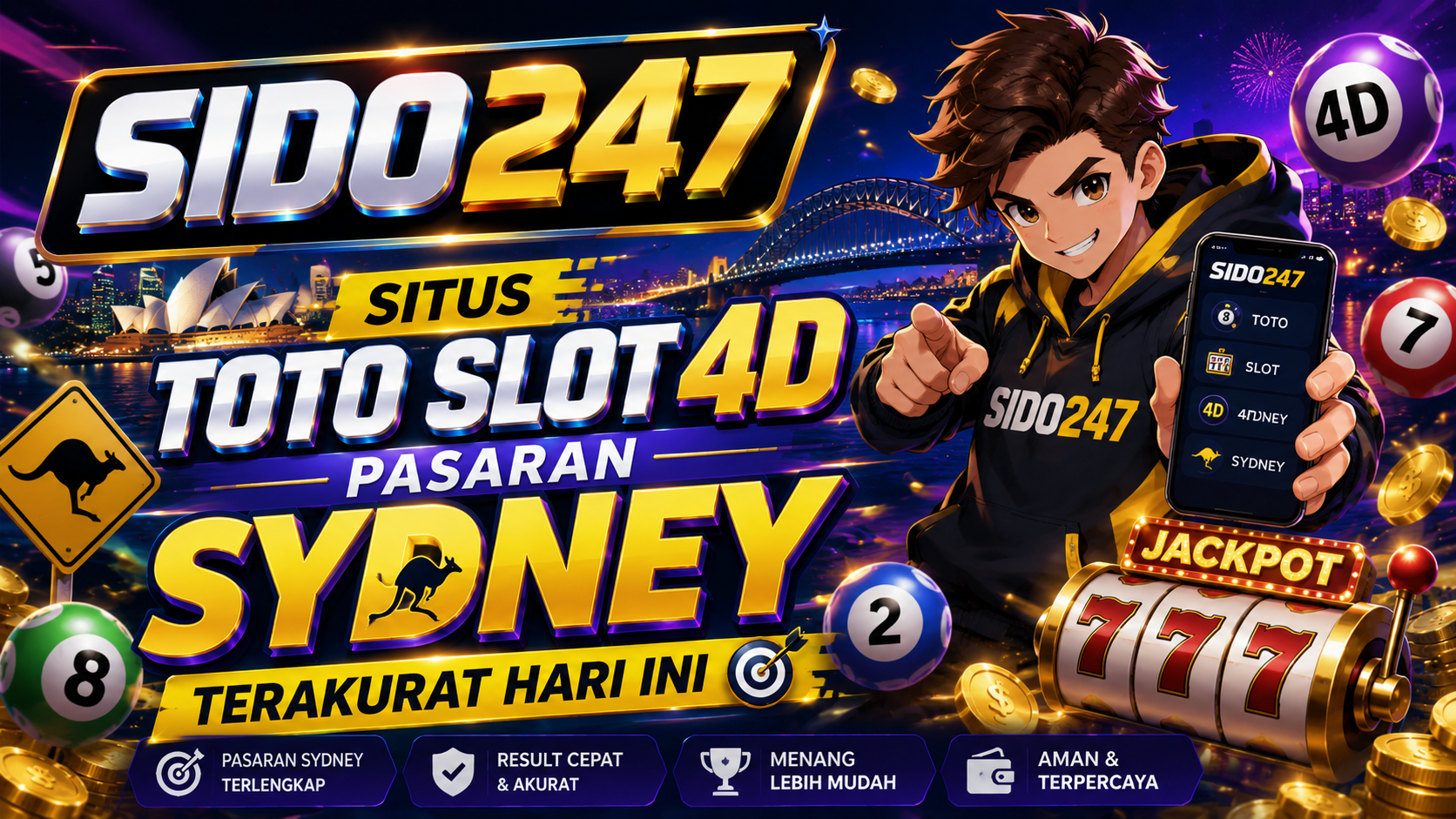 SIDO247 PUSAT DEPOSIT QRIS TOTO SLOT 4D SYDNEY